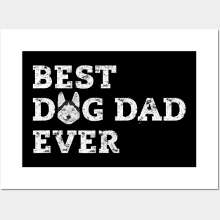 Best Husky Dog Dad Ever Posters and Art